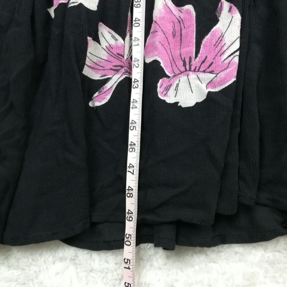 Bedford Fair Womens Dress Maxi Black Floral Lily Sleeveless Plus 2X - Picture 5 of 10